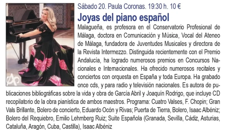 Joyas del piano español