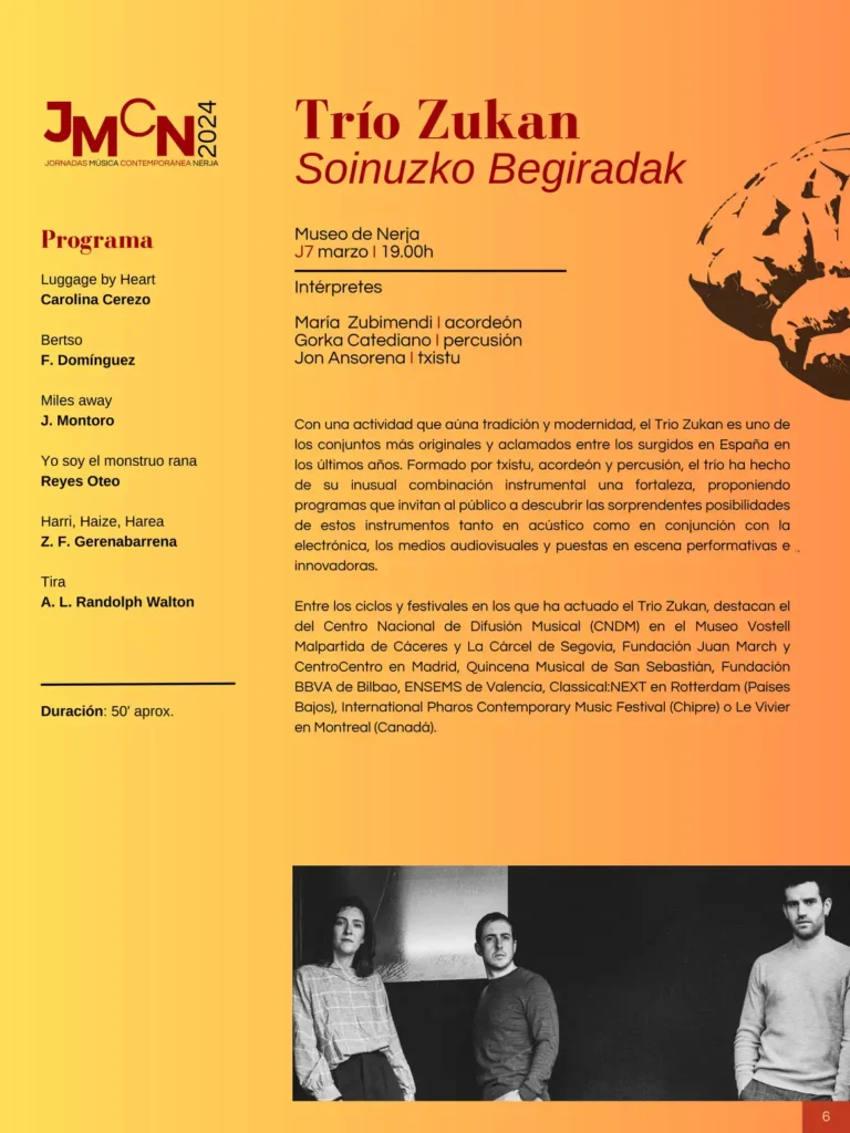 Trío Zukan. Soinuzki Begiradak