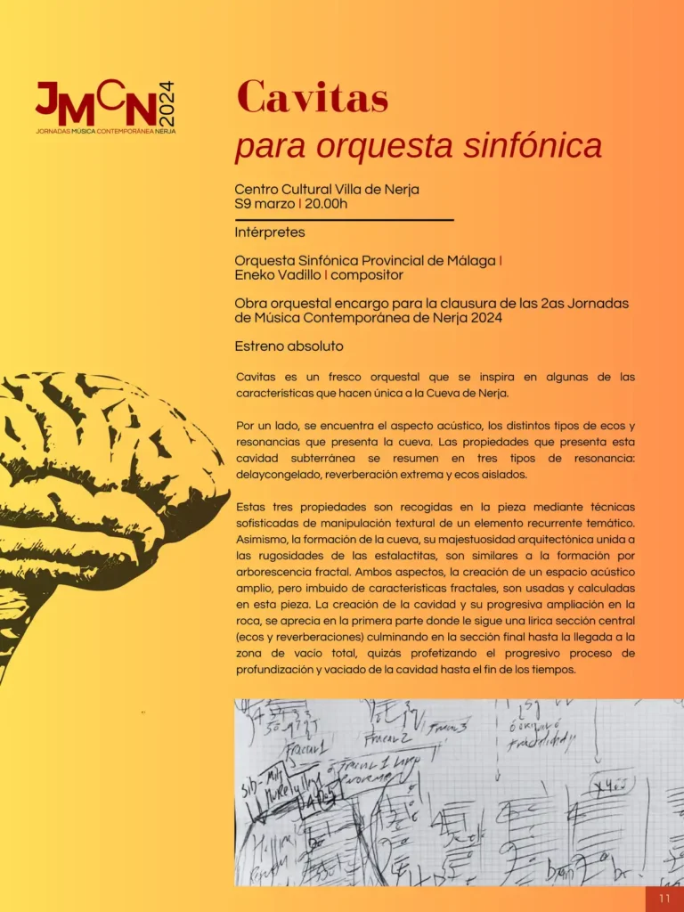 Cavitas para orquesta sinfónica