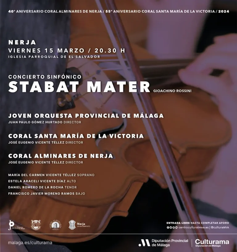 Concierto Sinfónico Stabat Mater de Gioachino Rossini