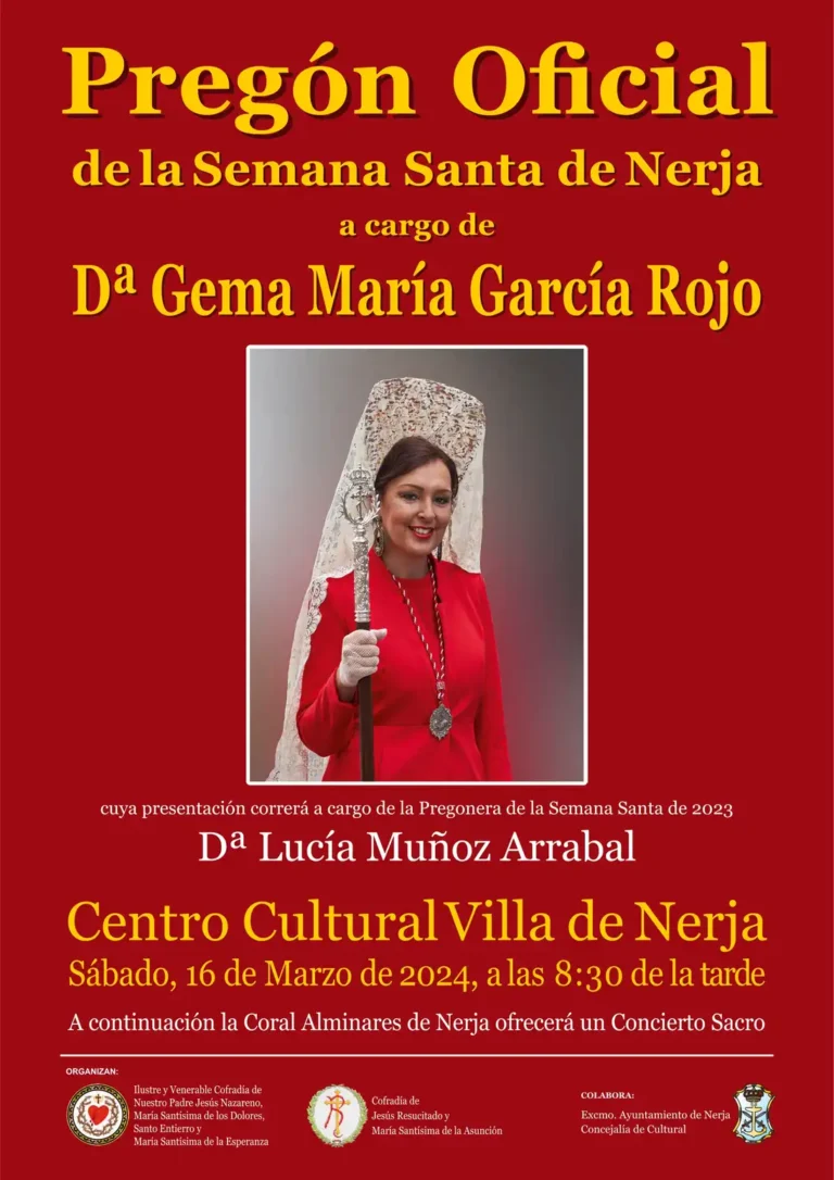 Pregón Oficial de la Semana Santa de Nerja