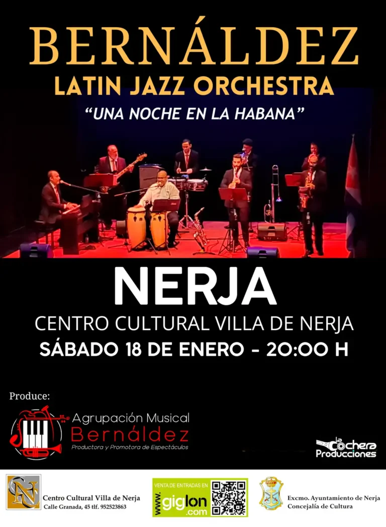 Bernáldez Latin Jazz Orchestra ‘Una noche en la Habana’